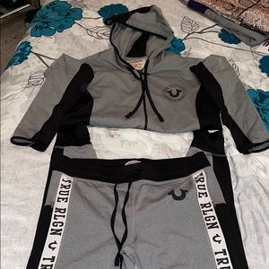 Black & Gray Jogger set